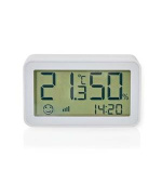 Nedis ZBSC30WT - Smart Sensor Klimatu | Zigbee 3.0 | Napájení z baterie | Android™ / IOS | Bílá