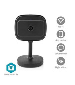 Nedis WIFICI07CBK - SmartLife Vnitřní Kamera| Wi-Fi | Full HD 1080p | Onvif | Se snímačem pohybu | Noční vidění