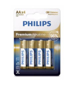 Philips baterie 4x AA (1,5V), řada Premium Alkaline