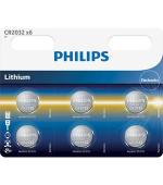 Philips baterie CR2032P6/01B - 6ks