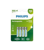 Philips dobíjecí baterie AAA 700mAh, NiMH - 4ks
