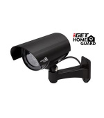 iGET HOMEGUARD HGDOA5666 - IP kamera maketa na stěnu, pro venkovní i vnitřní použití, blikající červená LED dioda