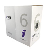 iGET Síťový kabel CAT6 UTP PVC Eca 305m/box