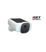 iGET SECURITY EP29 White - Bateriová solární Wi-Fi IP kamera fungující samostatně a také pro alarm iGET SECURITY M5