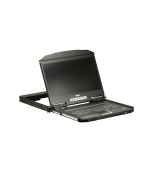 Aten 1U Ultra Short Depth Single Rail WideScreen LCD Console (USB / HDMI) 1920x1080