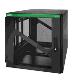 APC NetShelter 12U Wallmount Rack Enclosure Cabinet Side Mount UPS Depth