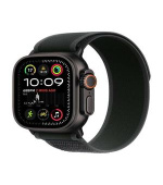 Apple Watch Ultra 2 (2024) 49mm Černý titan s černým titanovým milánským tahem L