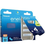 AVACOM Nabíjecí baterie AAA Panasonic Eneloop N 800mAh Ni-MH 4ks Blistr + CASE