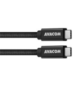 AVACOM Datový a nabíjecí kabel USB Type-C - USB Type-C, 100cm, 100W E-Mark, černý