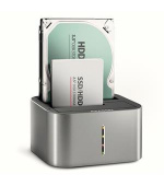 AXAGON ADSA-DC, USB-C 5Gbps - 2x SATA 6G 2.5"/3.5" SSD/HDD CLONE DUAL dokovací stanice
