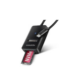 AXAGON ADM2-CM USB-C 10Gbps - M.2 NVMe & SATA SSD adaptér, kabel USB-C 10cm