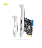 AXAGON PCEU-232RS, PCIe řadič, 2+2x USB 5Gbps port, SATA napájení, Renesas PD720201, SP & LP