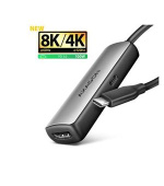 AXAGON RVC-HI8KPD, USB-C -> HDMI 2.1 redukce / adaptér, 8K/60Hz, 4K/144Hz, HDR10+, PD100W