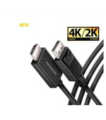 AXAGON RVD-HI20C2, DisplayPort -> HDMI 2.0b redukce / kabel 1.8m, 4K/60Hz