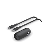 Belkin BOOSTCHARGE™ 30W USB-C Power Delivery PPS nabíječka do auta + 1m USB-C na USB-C kabel, černá