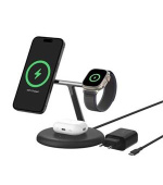 Belkin BOOST CHARGE™ PRO Qi2 3v1 Bezdrátové nabíjení pro iPhone/Apple Watch/AirPods, černá