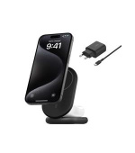 Belkin BOOST CHARGE™ Qi2 15W 2v1 Magnetický nabíjecí stojan, skládací, černá
