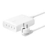 Belkin BOOST CHARGE™ PRO 200W 4-portová USB-C Power Delivery GaN PPS nabíječka + 1,5m síťový kabel, bílá