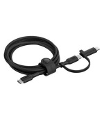 Belkin BOOST CHARGE PRO™ 2v1 USB-C a Lightning kabel, 1,5m, černý - odolný