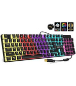 CONNECT IT NEO Pudding mechanická herní klávesnice, rainbow podsvícení, USB (Full Size CZ verze)