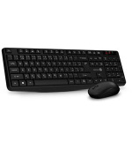 CONNECT IT OfficeBase Wireless Combo bezdrátová černá klávesnice + myš, USB, 2,4Ghz