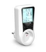 CONNECT IT PowerMeter Pro měřič spotřeby el. energie, podsvícený LED display, dětská pojistka