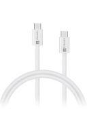 CONNECT IT Wirez kabel USB-C -> USB-C, 60 W, 1 m, BÍLÁ