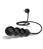CONNECT IT prodlužovací kabel 230 V, 3 zásuvky, 1,5 m, s vypínačem (černý)