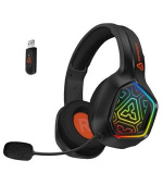 CONNECT IT BIOHAZARD Blast herní bezdrátová sluchátka s mikrofonem,RGB pods.,BT/2,4GHz/Jack+USB-C/ČERNÁ