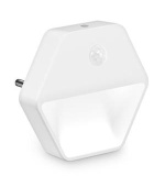 CONNECT IT SPARKLE 2 SENSOR noční světlo s pohybovým čidlem, 3 úrovně osvětlení, BÍLÁ