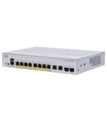 Cisco CBS350-8FP-2G-EU (8xGbE,2xGbE/SFP combo,8xPoE+,120W,fanless) - REFRESH