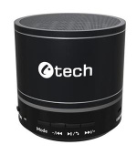 C-TECH reproduktor SPK-08B, bluetooth, baterie, USB-C, černý