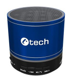 C-TECH reproduktor SPK-08L, bluetooth, baterie, USB-C, modrá
