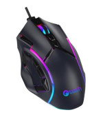 C-TECH herní myš Akali (GM-15), casual gaming, 12800 DPI, RGB podsvícení, USB, černá