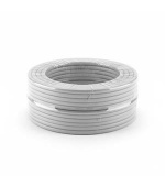 C-TECH Eth kabel UTP drát c5e 100m, čistá měď, šedá