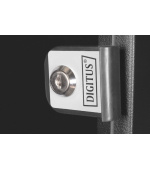 DIGITUS DN-49207 Nástěnná skříň 19" 12U, SOHO PRO 595 x 540 x 400 mm, černá (RAL 9005)