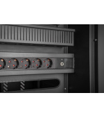 DIGITUS Nabíjecí vozík pro notebooky/tablety do 15,6", USB-C, 30x nabíjecí základna, PDU, ventilátor, 1260x824x650 mm