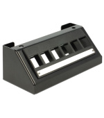 Delock Keystone Multimediální panel 6 portů černý