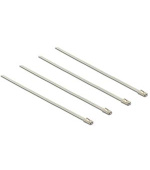 Delock dvacet kusů stahovacích pásků z nerezové oceli L 200 x W 4.6 mm