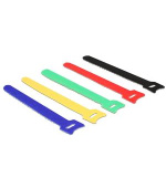 Delock Vázací pásky na suchý zip barevné D 150 x Š 12 mm 10 ks