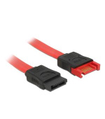 Delock Prodlužovací kabel SATA 6 Gb/s samec > SATA samice 20 cm červený