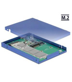 Delock 2.5” Konvertor USB 3.1 Micro-B samice > M.2 / mSATA s pouzdrem