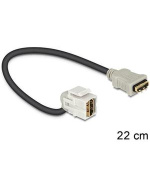 Delock Keystone modul HDMI samice > HDMI samice 110° s kabelem