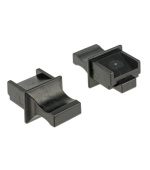 Delock Prachová záslepka pro RJ45 samice s uchopením 10 kusů černá