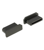 Delock Prachová záslepka pro HDMI mini-C samice bez sevření 10 kusů černá