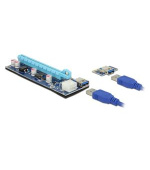 Delock Riser Card PCI Express x1 > x16 s 60 cm USB kabelem