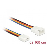 Delock Prodlužovací kabel PWM připojení ventilátoru 4 Pin 100 cm