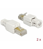 Delock RJ45 samec Cat.5e UTP bez použití nástrojů 2 kusy