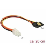 Delock Kabel P4 samec > SATA 15 pin samice 20 cm