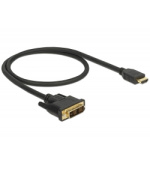 Delock Kabel DVI 18+1 samec > HDMI-A samec 0,5 m černý